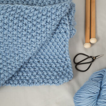 Louis Baby Blanket Knitting Kit, 5 of 11