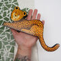 Hand Painted Cheetah Door Topper, thumbnail 2 of 4