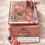 Pink Sands | Blush Embroidered Clutch Bag, thumbnail 8 of 8