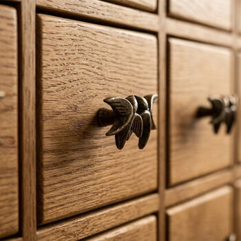 Handcrafted Brass Twin Eagle Cabinet Knob, 7 of 9