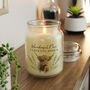 Personalised Highland Cow Candle Jar For Nan, thumbnail 1 of 2