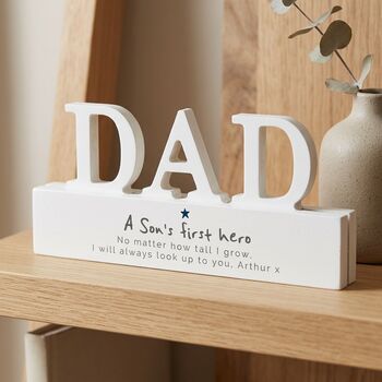 Dad Gifts A Son's First Hero Ornament, 2 of 7