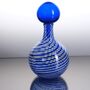 Handmade Con Il Collo Hand Blown Glass Decanter, thumbnail 1 of 3
