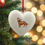 Red Setter Ceramic Bauble, thumbnail 4 of 4