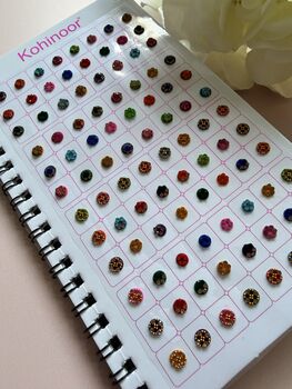 Assorted Designs Fancy Six Page 612 Bindi Booklet, 4 of 9