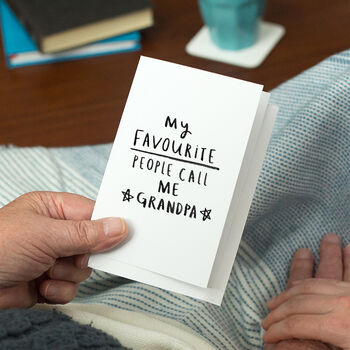 'My Favourite People Call Me Grandad' Bookmark, 5 of 11