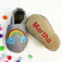 Personalised Rainbow Baby Shoes, thumbnail 1 of 10