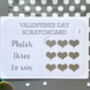 Valentine's Day Scratch Card, thumbnail 2 of 6