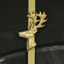 Gold Stag Over Door Wreath Hanger, thumbnail 3 of 4