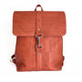 Sustainable Red Cork Backpack Medium, thumbnail 3 of 7