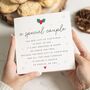 Personalised Couple Christmas Card To The Both Of You, thumbnail 1 of 7