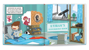 Personalised Children's Book, Super Kid, 4 of 11