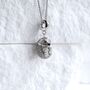Hedgehog Charm Necklace Gift 925 Sterling Silver Cute Jewellery, thumbnail 3 of 5