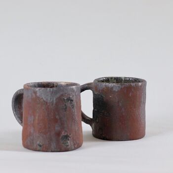 Pair Of Japanese Sabi Glaze Mug, 3 of 7