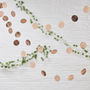 Rose Gold Circle Garland For Wedding And Parties, thumbnail 1 of 3