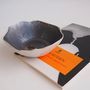 Handmade Ceramic Metallic Black / White Ring Dish, thumbnail 4 of 5