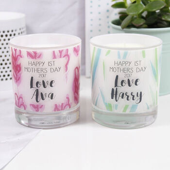 First Mother's Day Personalised Luxury Scented Candle, 2 of 5