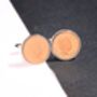 2008 18th Birthday One Penny Coin Cufflinks, thumbnail 1 of 5