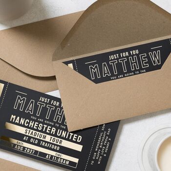 Personalised Manchester United Stadium Tour Voucher, 6 of 9