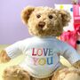 Keeleco Recycled Dougie Gift Bear 'Love You', thumbnail 2 of 4
