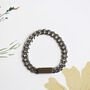 Chunky Boyfriend Style Magnetic Curb Chain Bracelet, thumbnail 8 of 11