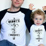 Personalised Highway Matching Daddy And Me T Shirt Set, thumbnail 1 of 1