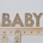 Wicker Baby Sign Nursery Decoration, thumbnail 1 of 3