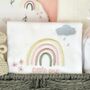 Peachy Rainbows New Baby Girl Gift Set Hamper, thumbnail 5 of 7