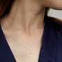 Hampton Moissanite And Silver Necklace, thumbnail 2 of 5