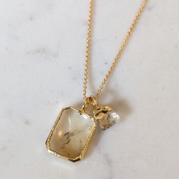 The Duo Citrine Necklace, 4 of 10