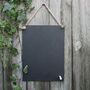 A Rectangular Chalk Board Made From Recycled Packaging, thumbnail 1 of 2