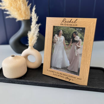 Bridesmaid Maid Of Honour Thank You Picture Frame Gift, 10 of 10