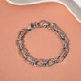 Stainless Steel Chunky Chain Bracelet, thumbnail 2 of 6