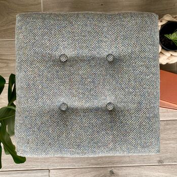 Retro Style Harris Tweed Footstool, 6 of 6