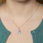 Large Australian Opal Doublet Necklace, thumbnail 3 of 3
