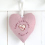 Personalised Birthday Hanging Heart Gift, thumbnail 2 of 12