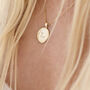 Women's Gold Plated Initial Message Necklace, thumbnail 1 of 10