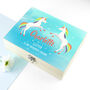 Personalised Rainbow Unicorn Accessories Box, thumbnail 1 of 4