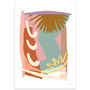 Tropical Leaf Abstract Tropicus Art Print, thumbnail 3 of 7