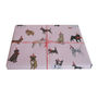 Three Sheets Of Dogs Gingham Wrapping Paper, thumbnail 2 of 4