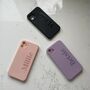 Personalised Custom Plastic Name Monogram Phone Case, thumbnail 5 of 6