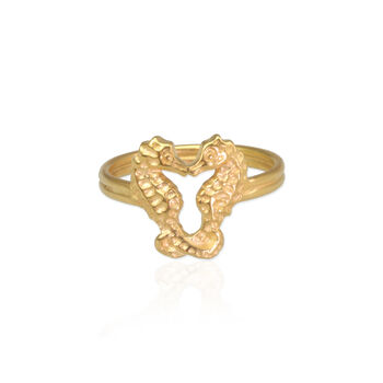 Personalised Seahorse Ring, 3 of 12