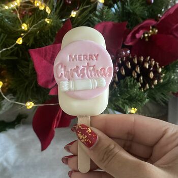 Personalised Cute Christmas Trio Of Cakesicles, 2 of 12