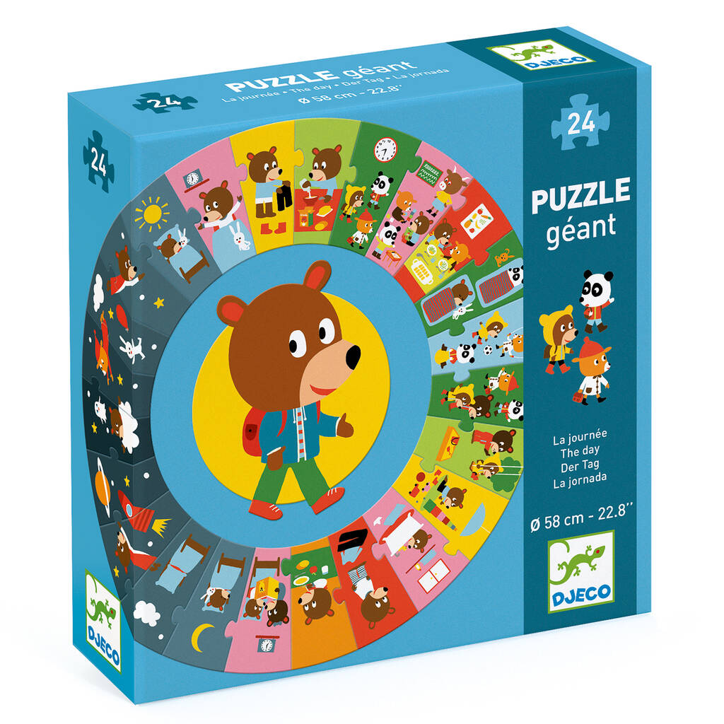 Kids Giant Jigsaw Puzzle The Day By Crafts4 Kids