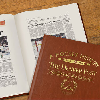 Colorado Avalanche Personalised Gift Newspaper Book, 4 of 12