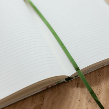 Floral Notebook/Personalised Lined Notebook, 5 of 5
