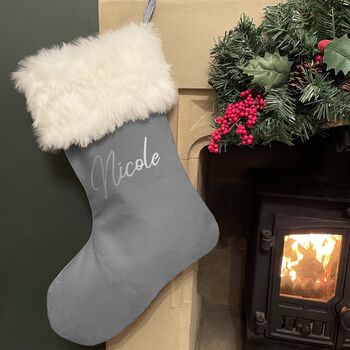 Christmas Stockings And Sacks Personalise With Name, 5 of 11