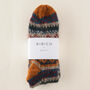 Fair Isle Handmade Wool Socks, thumbnail 3 of 5