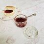 Antique Crystal Cut Glass Lidded Jam / Preserve Pot ~ Four, thumbnail 3 of 9