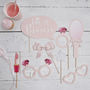 Pink And Silver Princess Themed Photo Booth Party Props, thumbnail 1 of 3